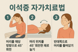 이석증 자가 치료법